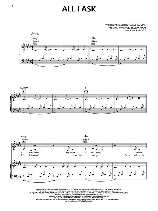 Adele 25 Hal Leonard Piano Play-Along Volume 32