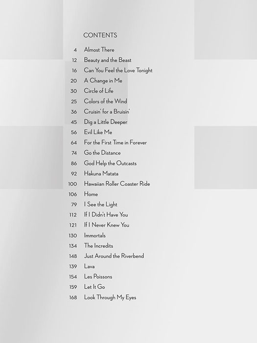 Contemporary Disney 50 Favorite Songs 3rd Edition Piano‧Vocal‧Guitar