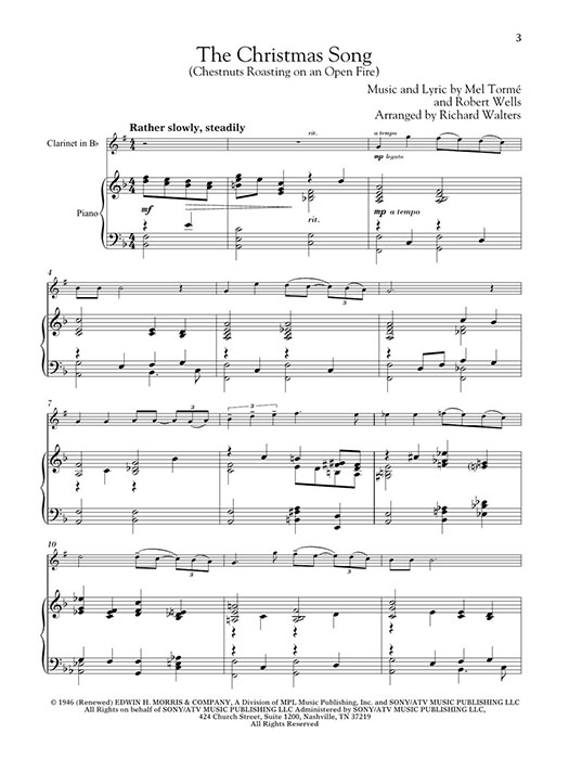 Christmas Songs for Classical Players Clarinet & Piano Christmas Songs for Classical Players Clarinet & Piano