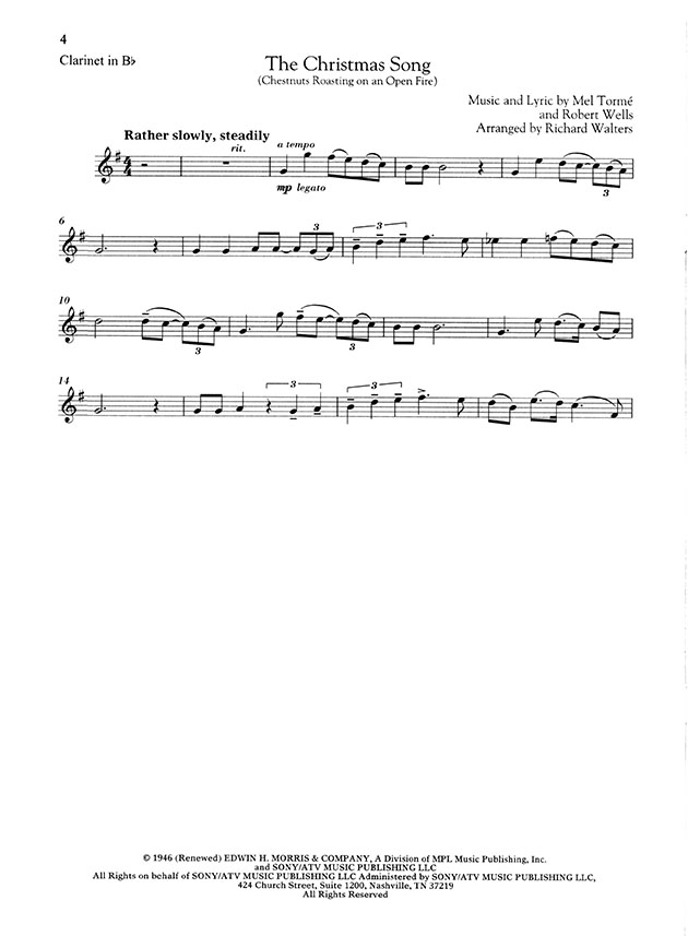 Christmas Songs for Classical Players Clarinet & Piano Christmas Songs for Classical Players Clarinet & Piano