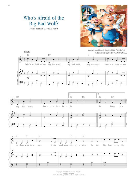 The Illustrated Treasury of Disney Songs Piano‧Vocal‧Guitar 7th Edition