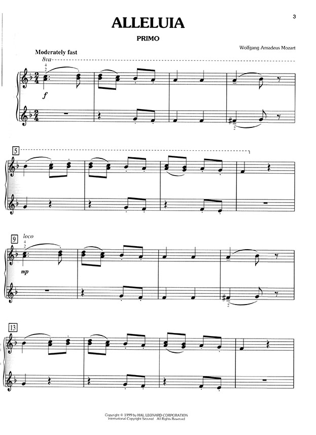 Classical Favorites Easy Piano Duets Classical Favorites Easy Piano Duets