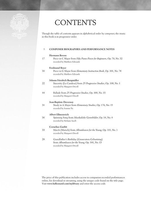 The Romantic Era: Early Intermediate Level for Piano The Romantic Era: Early Intermediate Level for Piano