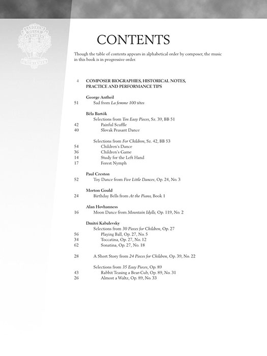 The 20th Century: Early Intermediate Level for Piano The 20th Century: Early Intermediate Level for Piano