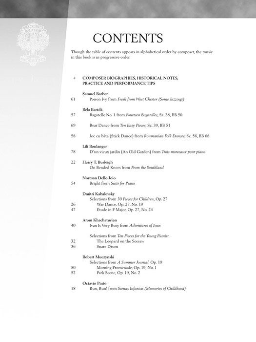 The 20th Century: Upper Intermediate Level for Piano The 20th Century: Upper Intermediate Level for Piano