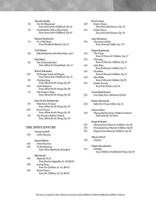 Three Centuries of Piano Music: Intermediate Level Three Centuries of Piano Music: Intermediate Level