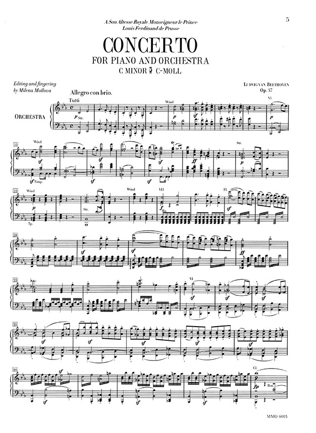Beethoven Piano Concerto No. 3 in c minor, Op. 37
