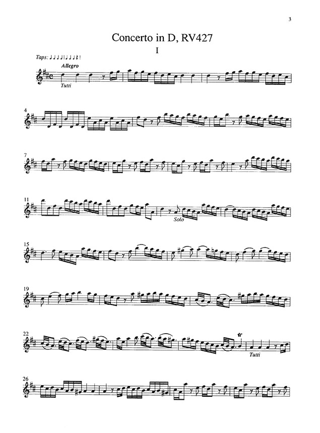 Vivaldi: 3 Concerti for Flute and Orchestra