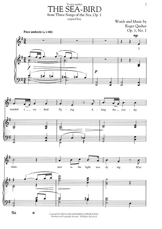 Roger Quilter: 55 Songs Low Voice Roger Quilter: 55 Songs Low Voice