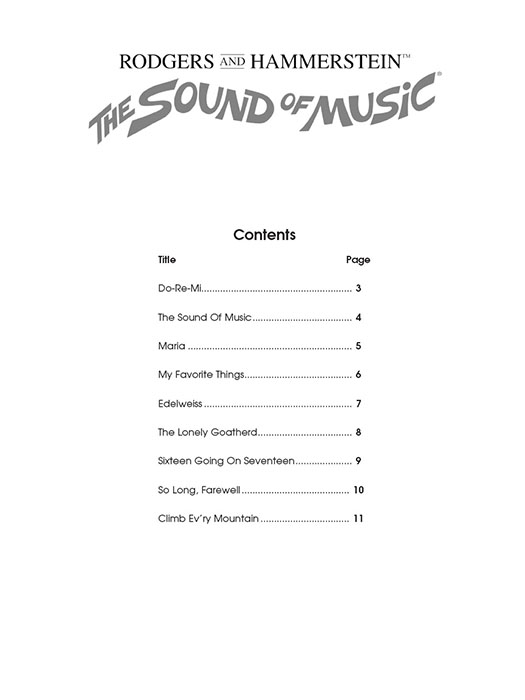 The Sound of Music‧Flute Hal Leonard Instrumental Play-Along