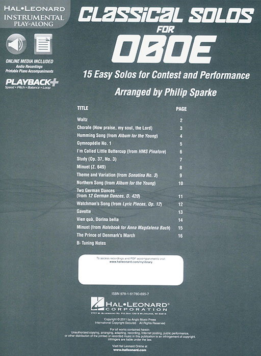 Classical Solos for Oboe Classical Solos for Oboe