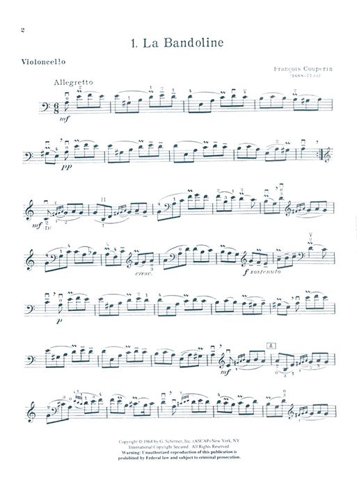 Cello Music by French Composers Violoncello and Piano