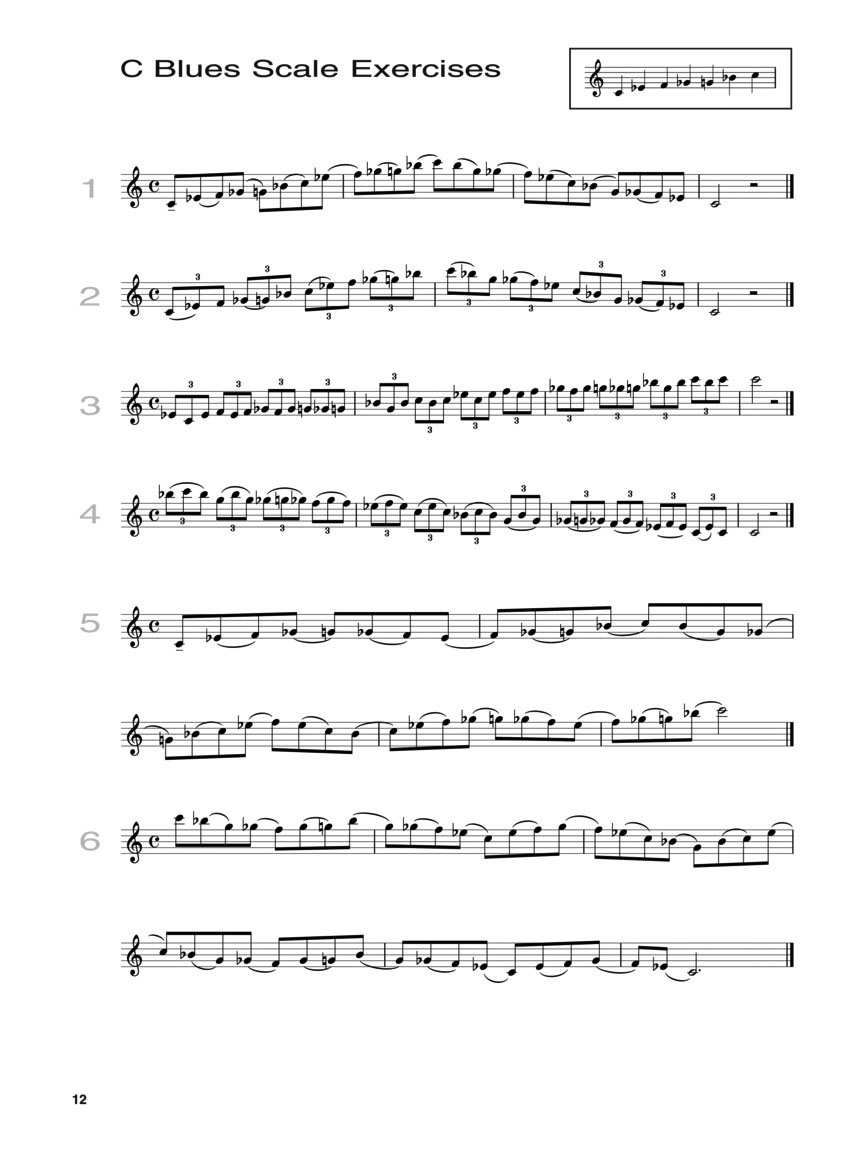 Blues Improvisation Complete: C Treble Audio Access Included