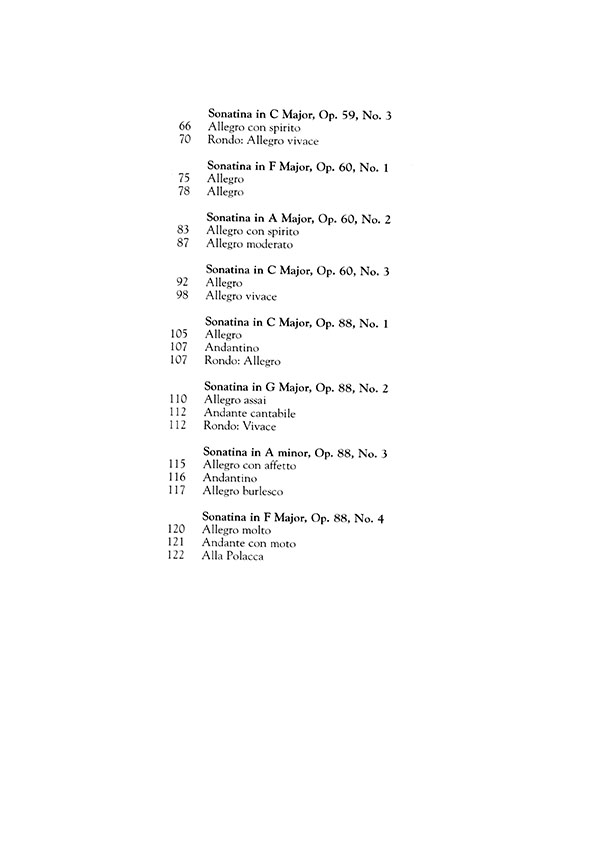 Kuhlau Complete Sonatinas (Klee) for Piano Kuhlau Complete Sonatinas (Klee) for Piano