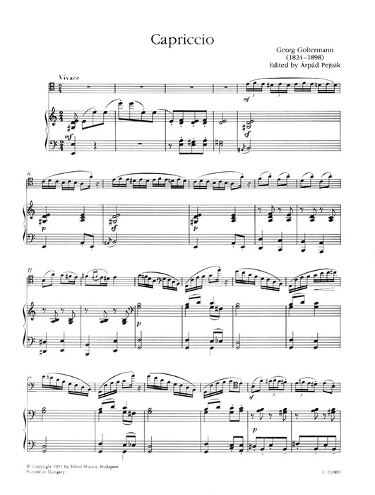 Goltermann Capriccio for Violonello and Piano
