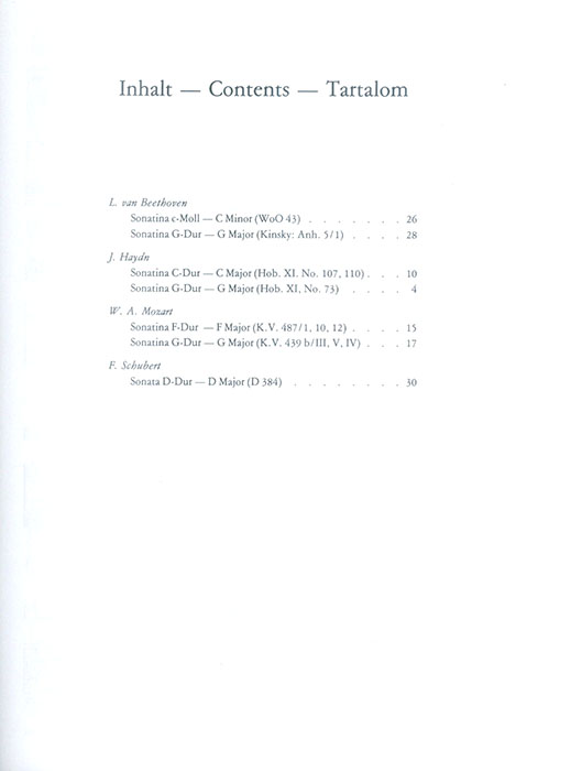 7 Sonatinas per Violoncello e Pianoforte