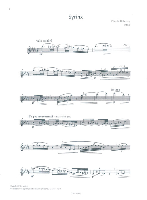 20th Century - 15 Flute Solos