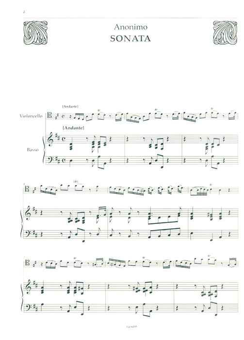 18th Century Sonatas for Cello and Continuo