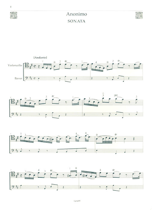 18th Century Sonatas for Cello and Continuo