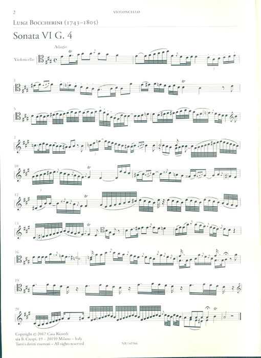 10 Sonate per Violoncello e Basso／10 Italian Sonatas for Cello and Continuo