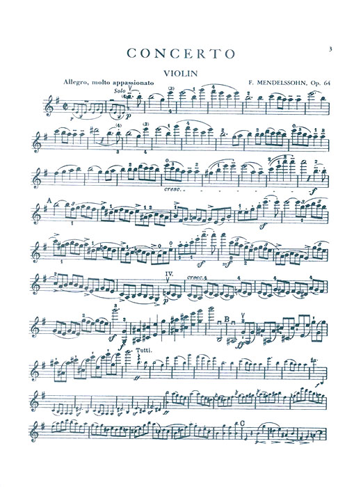 Mendelssohn Violin Concerto in e minor Opus 64 (Flesch)