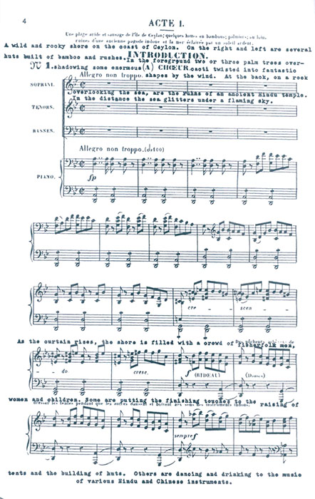 Bizet The Pearl Fishers Vocal Score Bizet The Pearl Fishers Vocal Score