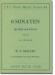 Mozart 6 Sonaten für Flöte und Klavier 【Vol. Ⅱ】 K. V. 13, 14, 15
