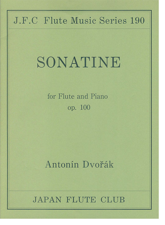 Antonín Dvorák Sonatina for Flute and Piano Op. 100