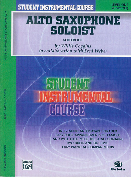 Student Instrumental Course【Alto Saxophone Soloist Solo Book】Level One