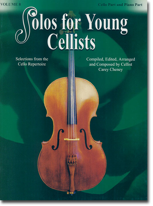 Solos for Young Cellists Volume【8】Cello Part and Piano Part