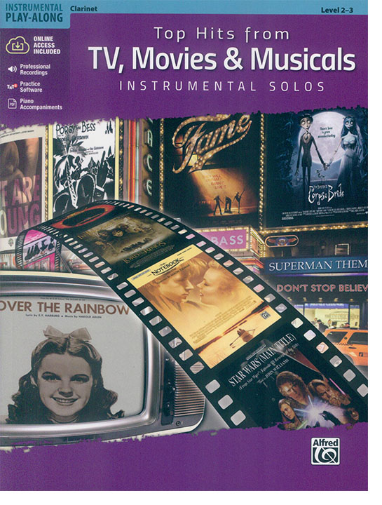 Top Hits from TV, Movies & Musicals Instrumental Solos for Clarinet