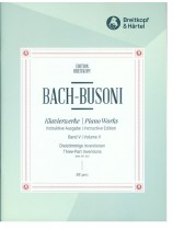 Bach-Bousoni Klavierwerke Instruktive Ausgabe Band Ⅴ Three-part Inventions BWV 787-801