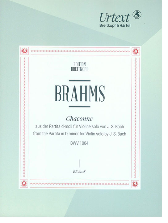 Brahms Chaconne aus der Partita d-moll für Violine solo von J.S. Bach BWV 1004 für Klavier(left Hand only) Brahms Chaconne aus der Partita d-moll für Violine solo von J.S. Bach BWV 1004 für Klavier(left Hand only)