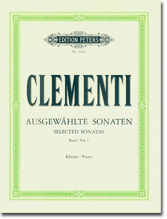 Clementi Ausgewählte Sonaten Band Vol. Ⅰ Klavier Clementi Ausgewählte Sonaten Band Vol. Ⅰ Klavier