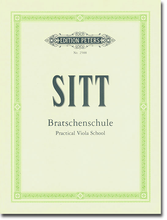 Hans Sitt Bratschenschule Practical Viola School