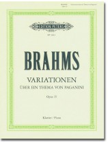Brahms Variationen über ein Thema von Paganini Opus 35 (Emil von Sauer) Klavier Brahms Variationen über ein Thema von Paganini Opus 35 (Emil von Sauer) Klavier