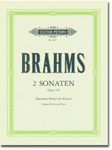 Brahms 2 Sonatas Op. 120   for Clarinet(Viola) and Piano Brahms 2 Sonatas Op. 120   for Clarinet(Viola) and Piano