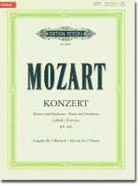 Mozart Konzert No. 20 in D Minor KV 466 Edition for 2 Pianos / Four Hands (Urtext) Mozart Konzert No. 20 in D Minor KV 466 Edition for 2 Pianos / Four Hands (Urtext)