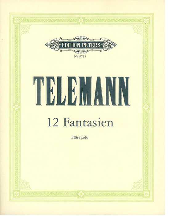 Telemann 12 Fantasien Flöte Solo Telemann 12 Fantasien Flöte Solo