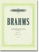 Brahms 4 Klavierstücke Opus 119 Klavier (Urtext) Brahms 4 Klavierstücke Opus 119 Klavier (Urtext)