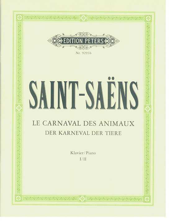 Saint-Saëns Le Carnaval des Animaux Klavier für 2 Klaviere und Kammerensemble