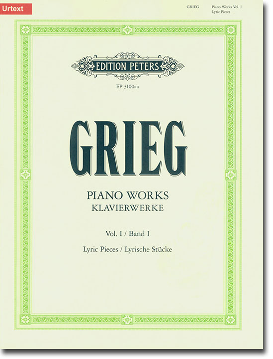 Grieg Klavierwerke I : Lyric Pieces  (Urtext)