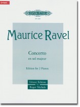 Ravel【Concerto En Sol Majeur】Edition for 2 Pianos (Urtext) Ravel【Concerto En Sol Majeur】Edition for 2 Pianos (Urtext)