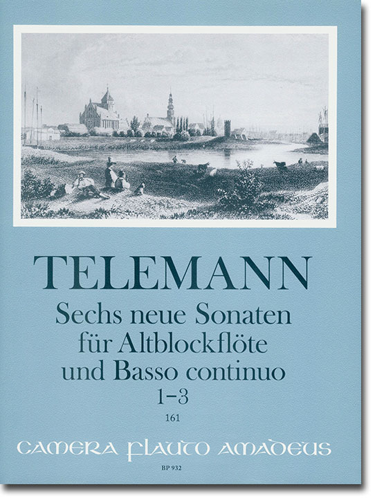 Telemann Sechs neue Sonaten für Altblockflöte und Basso Continuo 1-3