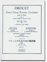 Drouet Vingt-Cinq Études Célèbres pour la Flûte