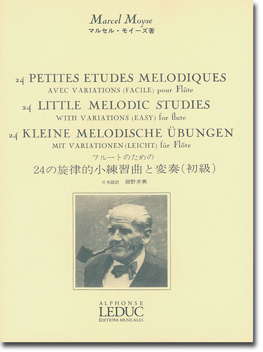 Marcel Moyse 24 Petites Etudes Melodiques avec Variations (Facile) pour Flûte