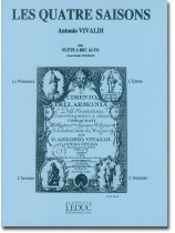 Antonio Vivaldi Les Quatre Saisons pour Flûte a bec alto (Jean-Claude Veilhan) Antonio Vivaldi Les Quatre Saisons pour Flûte a bec alto (Jean-Claude Veilhan)