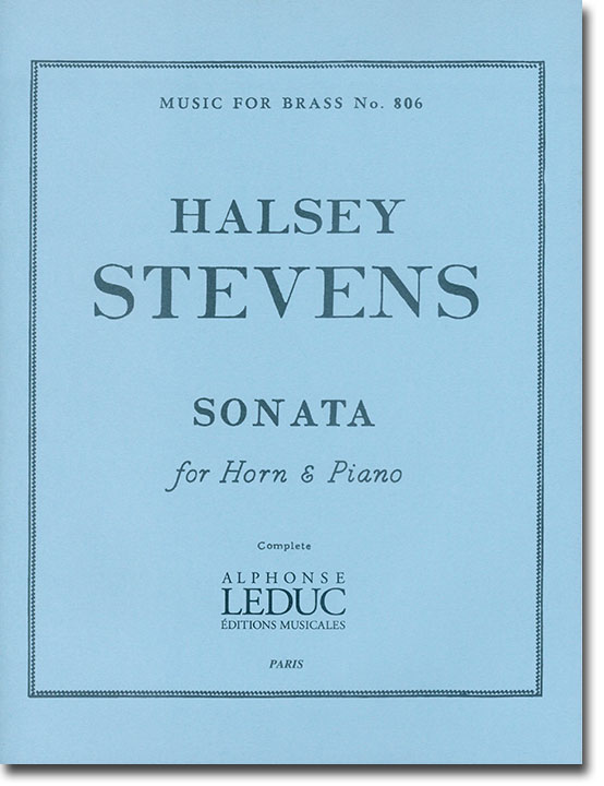 Halsey Stevens Sonata for Horn & Paino