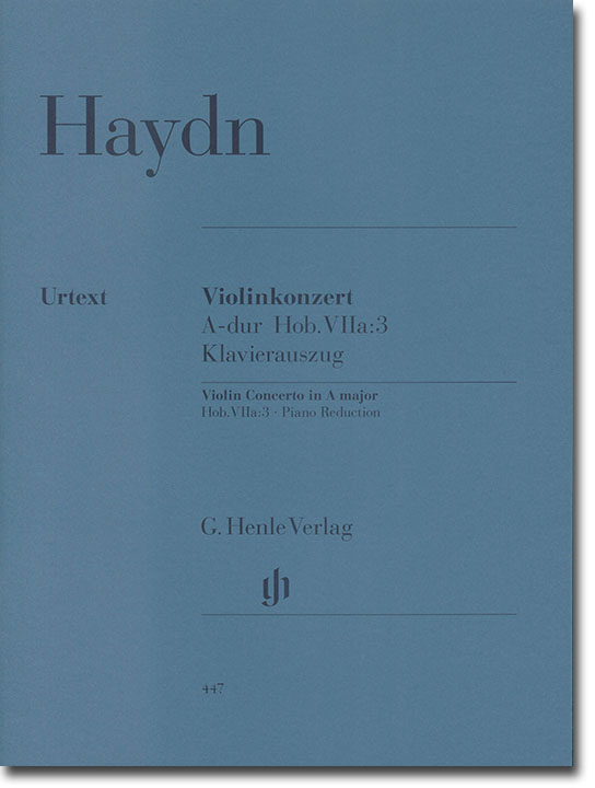 Haydn Violinkonzert A-dur Hob. Ⅶa: 3 Klavierauszug