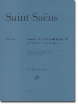 Saint-Saëns Sonate Nr. 1 d-moll Opus 75 für Klavier und Violine Urtext